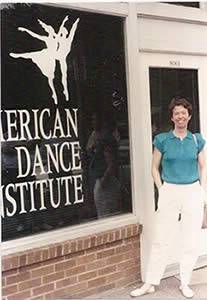 Elizabeth-Chayer-history-pic Elizabeth Chayer, founder of the American Dance Institute, on opening day of her first dance studio in Seattle's Greenwood neighborhood 1991.