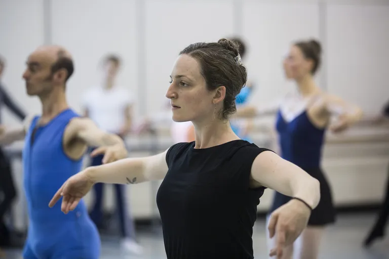 Ballet Class Article, Late Bloomers Article The Seattle Times Students participate in a ballet class. (Angela Sterling, photographer)