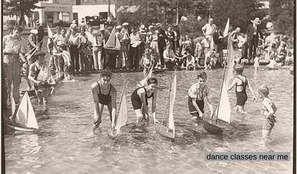 dance classes near me Then as now, the Green Lake Wading pool today.