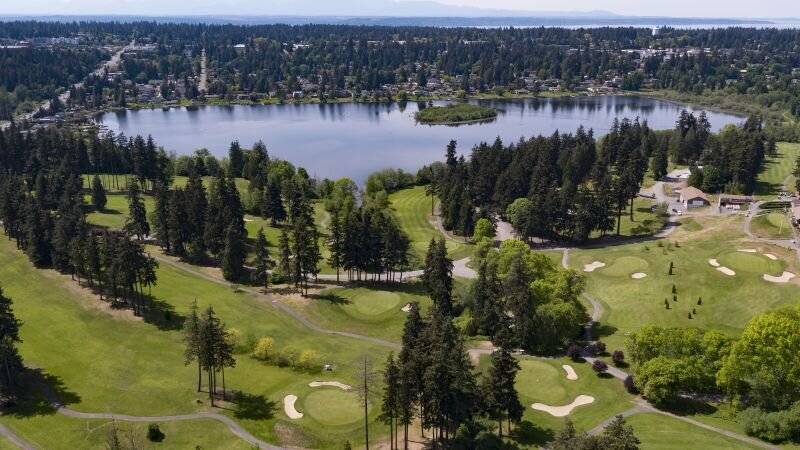 Lake Ballenger Park and The American Dance Institute, Shoreline Relationship of the Lake Ballinger neighborhood, Mountlake Terrace, WA to American Dance Institute.