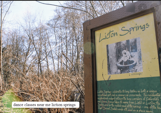 Licton Springs Park sign - dance-classes-near-me Licton Springs Park - dance-classes-licton-springs