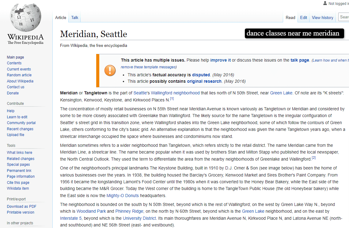 Meridian, Seattle - Wikipedia Meridian, Seattle - Wikipedia