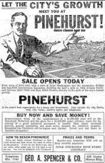 Pinehurst Neighborhood equidistant to several American Dance Institute Studios