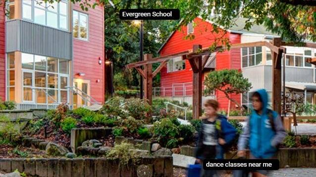 The Evergreen School in the Evergreen neighborhood of  Shoreline WA
