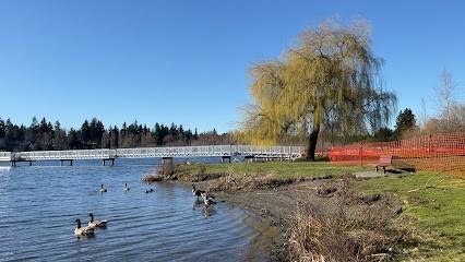 ballinger-lake-fishin-pier Relationship of the Lake Ballinger neighborhood, Mountlake Terrace, WA to American Dance Institute.