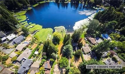 Dance Classes near me Haller Lake Overhead view of Haller Lake