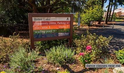 Entrance to Bitter Lake public beach