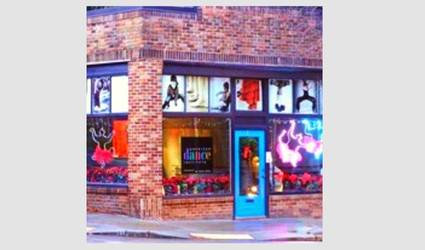 American Dance Institute Greenwood American Dance Institute's storefront during Christmas Season.