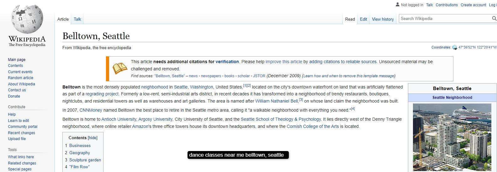 Belltown, Seattle - Wikipedia Belltown, Seattle - Wikipedia