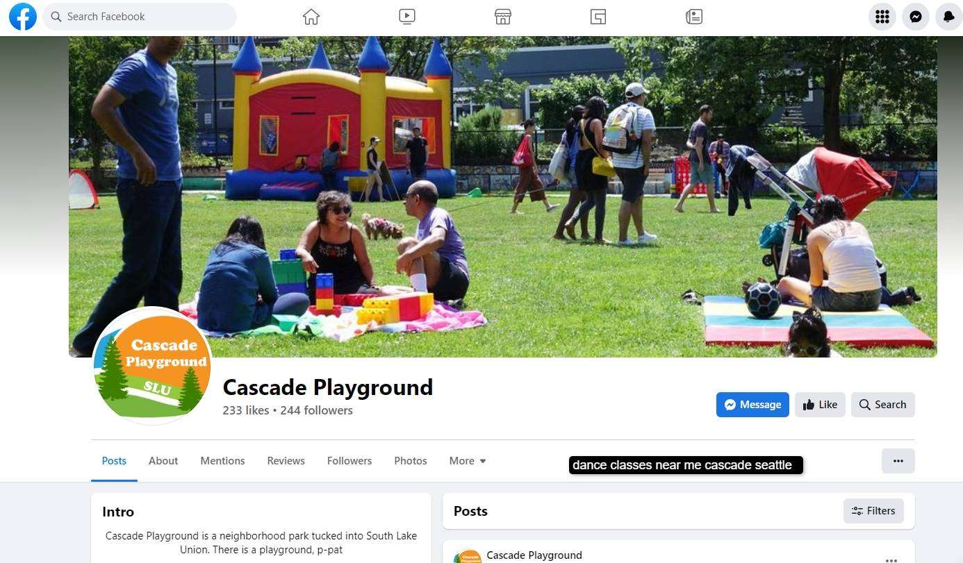 Cascade Playground _ Seattle WA _ Facebook Cascade Playground _ Seattle WA _ Facebook