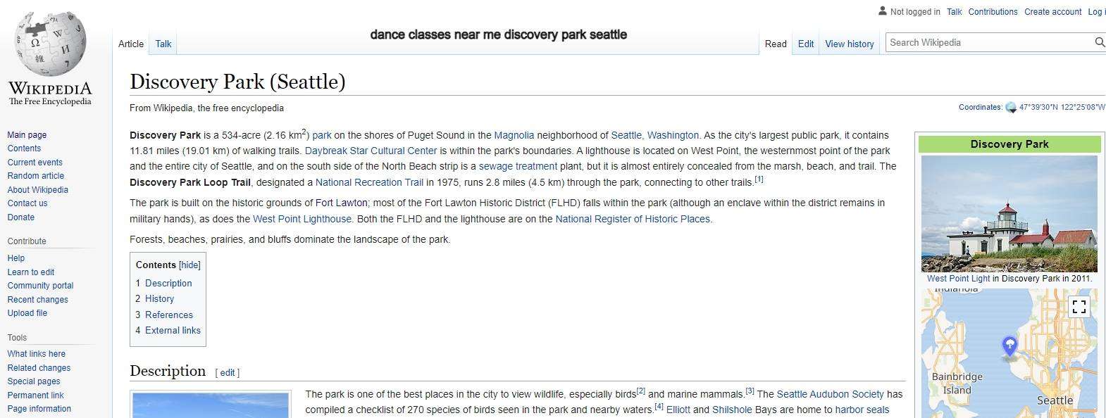 Discovery Park (Seattle) - Wikipedia Discovery Park (Seattle) - Wikipedia