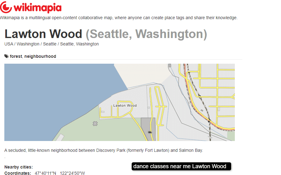 Lawton Wood - Seattle, Washington Lawton Wood - Seattle, Washington