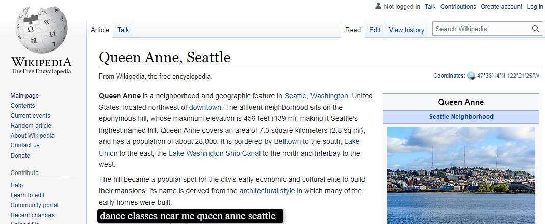 Queen Anne, Seattle - Wikipedia Queen Anne, Seattle - Wikipedia