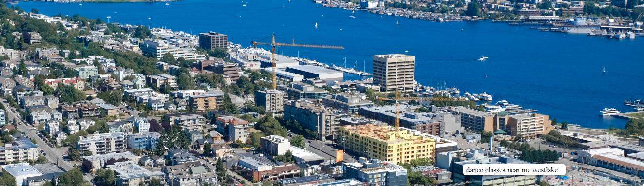 Areal view of Westlake, Seattle