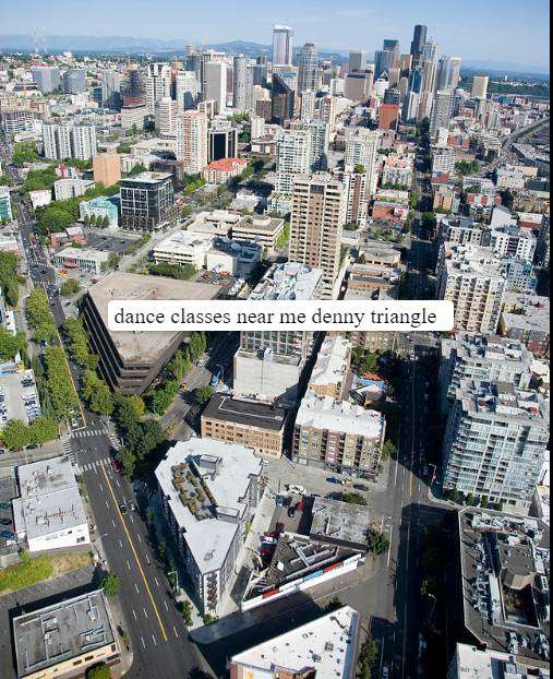 Areal View of Denny Triangle