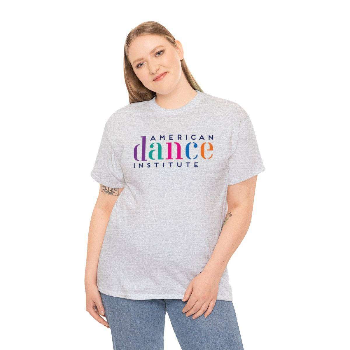Best Selling Unisex Heavy Cotton Tee With Angled School Logo - Image 5