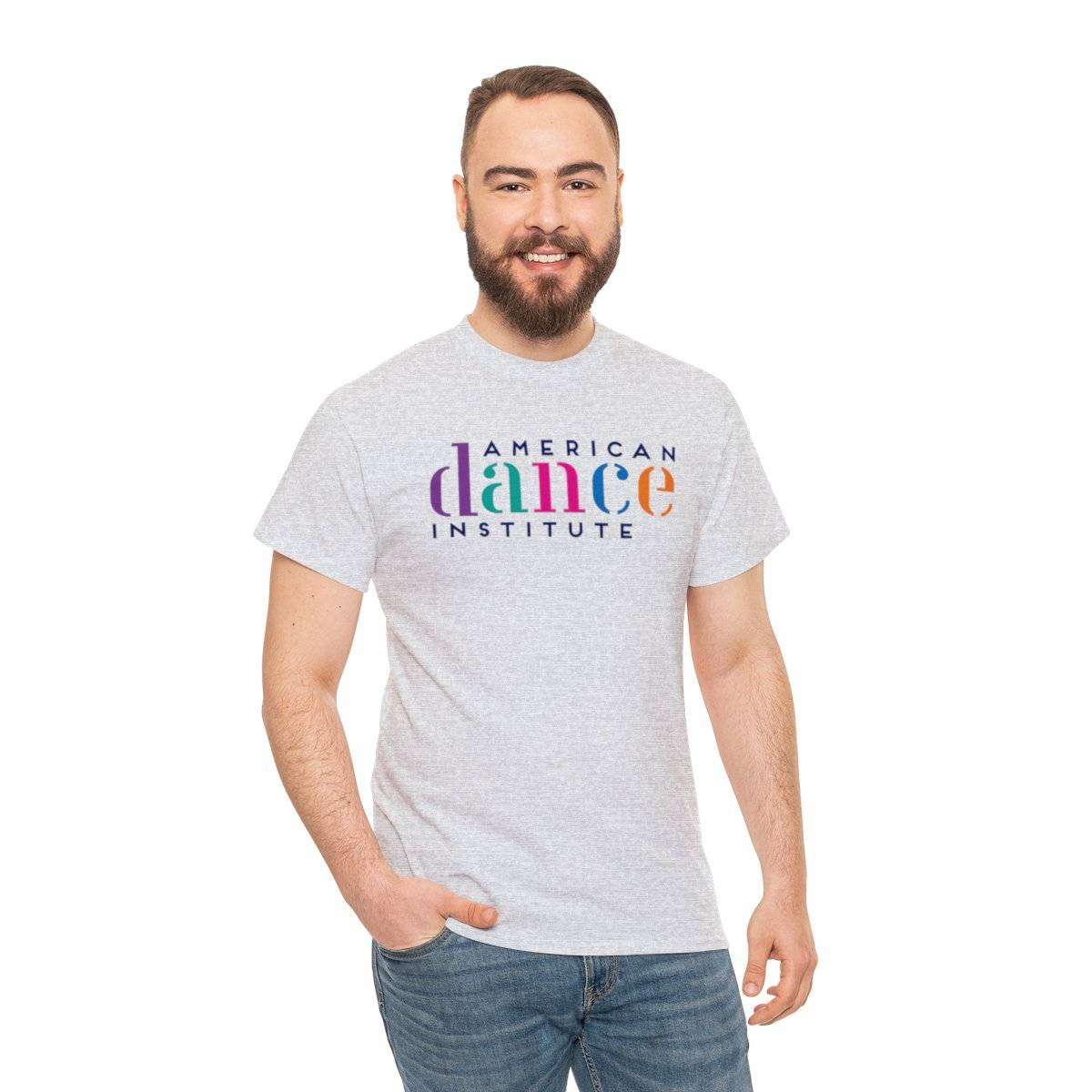 Best Selling Unisex Heavy Cotton Tee With Angled School Logo - Image 6