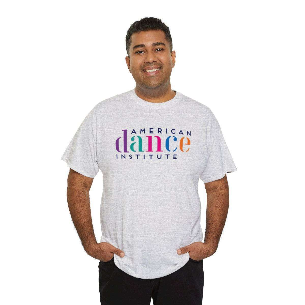 Best Selling Unisex Heavy Cotton Tee With Angled School Logo - Image 9