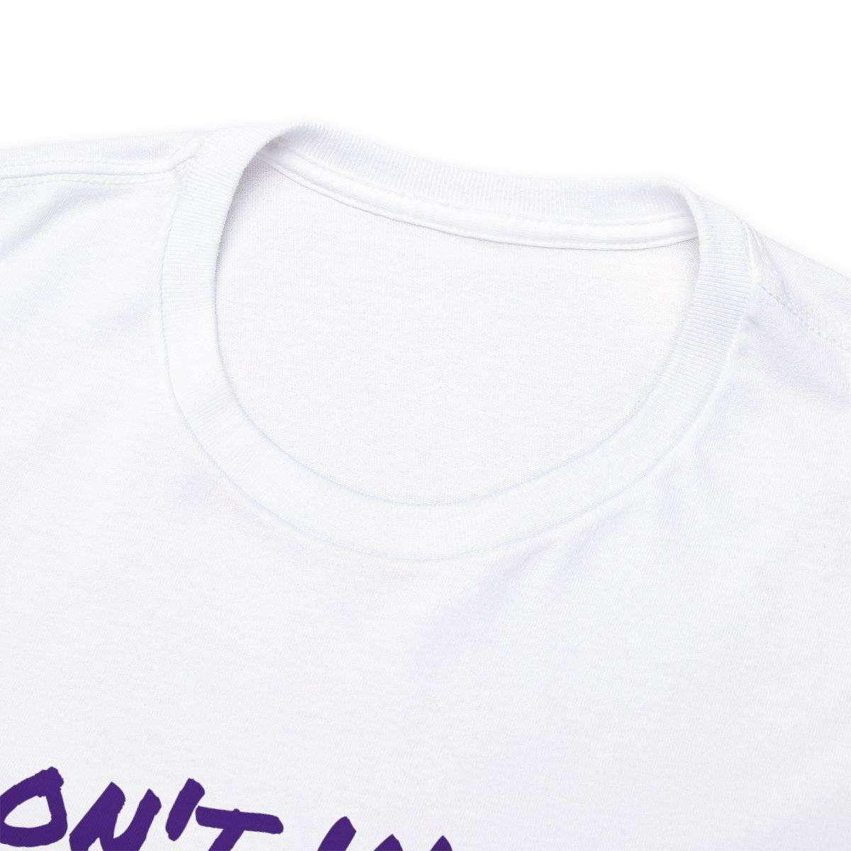 Don't Walk-Dance Heavy Cotton Tee With Small School Logo On Front - Image 23