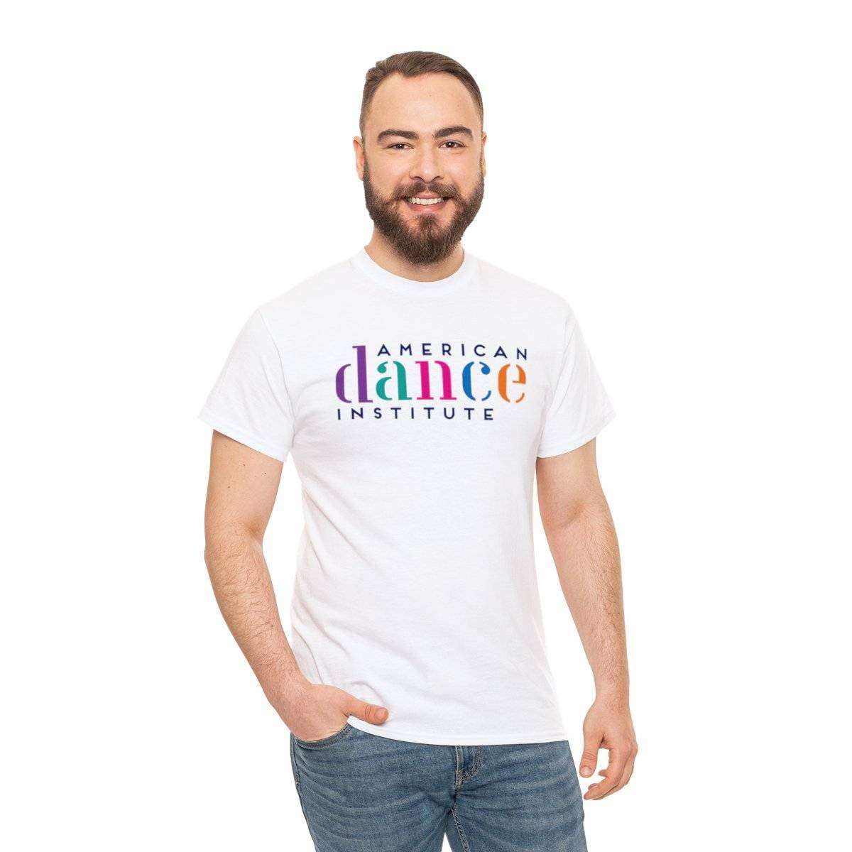 Best Selling Unisex Heavy Cotton Tee With Angled School Logo - Image 18