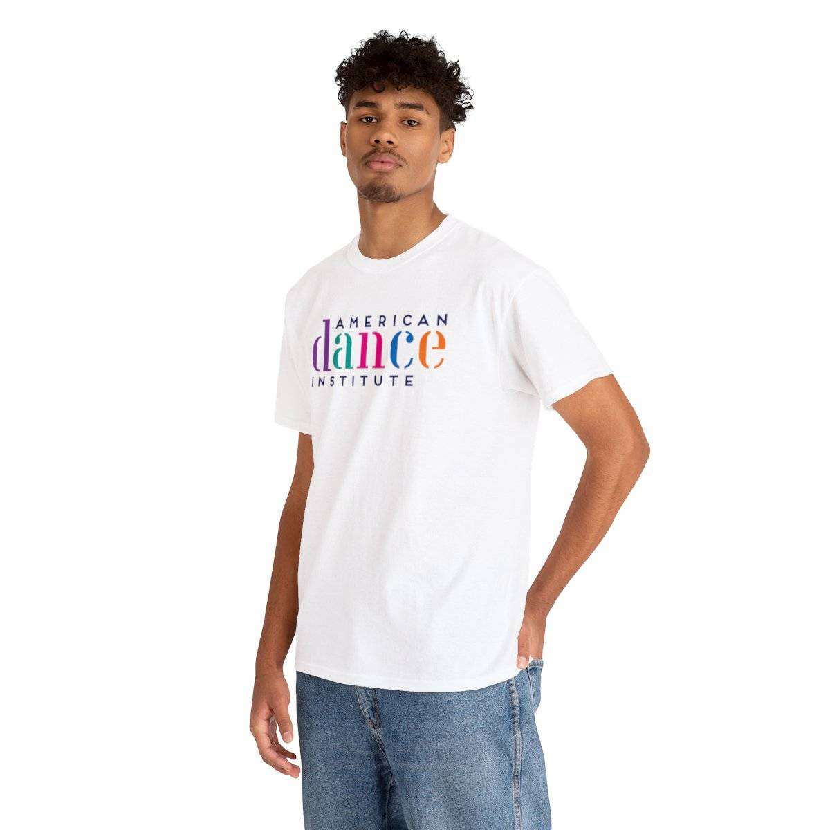 Best Selling Unisex Heavy Cotton Tee With Angled School Logo - Image 19