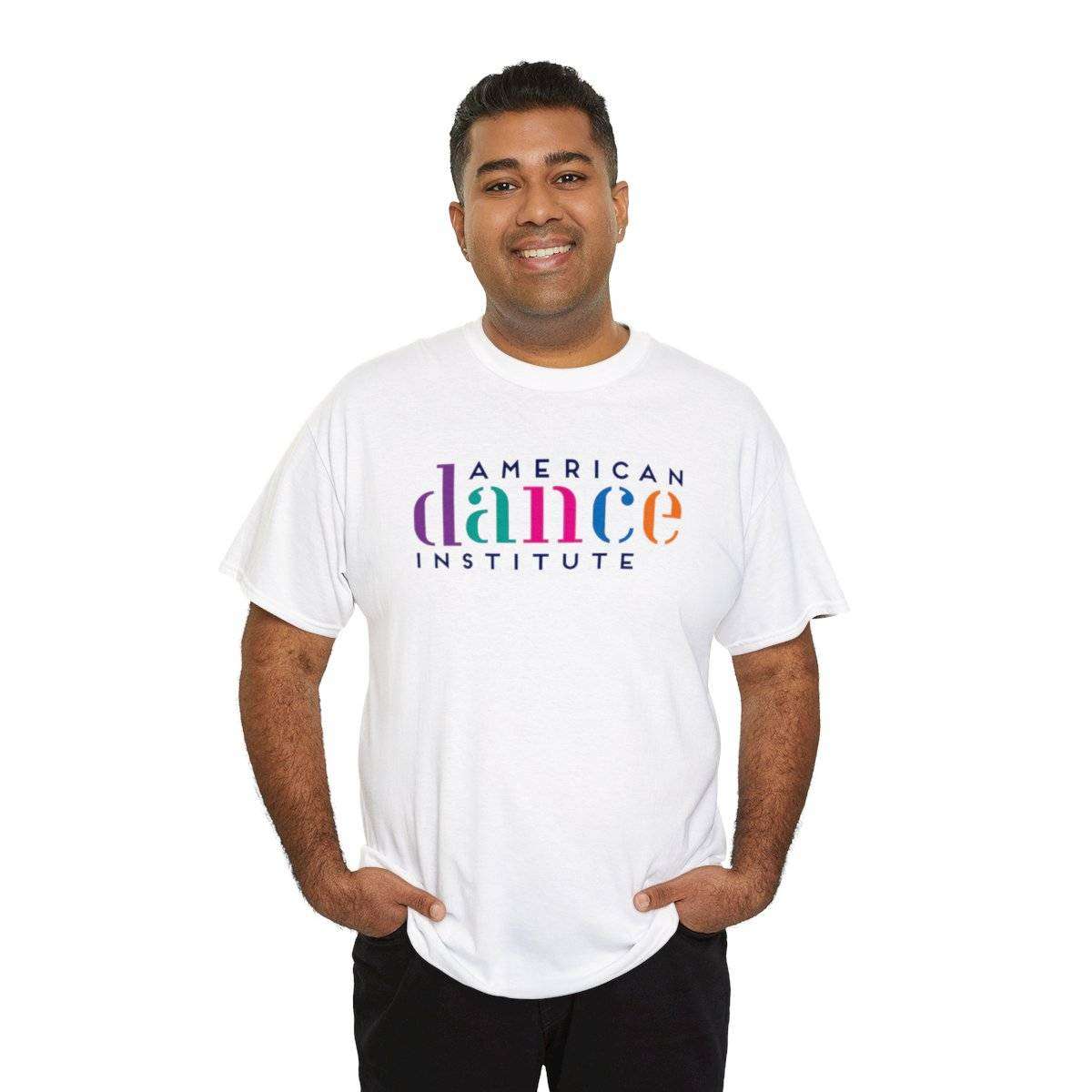 Best Selling Unisex Heavy Cotton Tee With Angled School Logo - Image 21