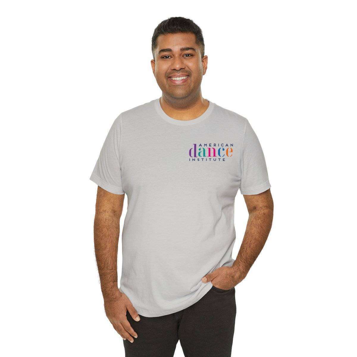 Unisex Jersey Short Sleeve Tee With Small Front School Logo - Image 21