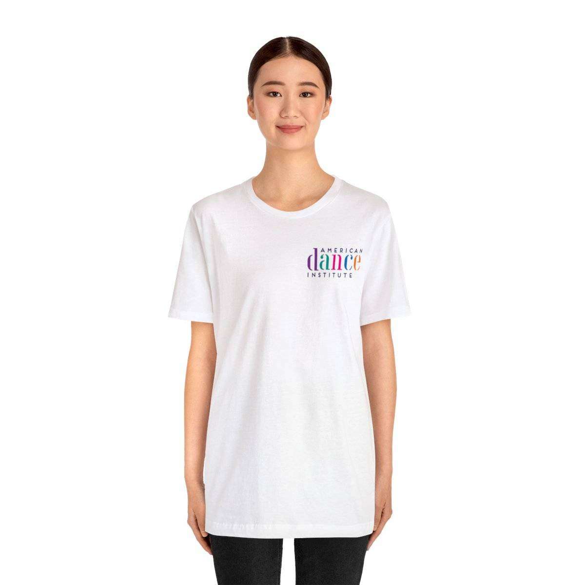 Unisex Jersey Short Sleeve Tee With Small Front School Logo - Image 4