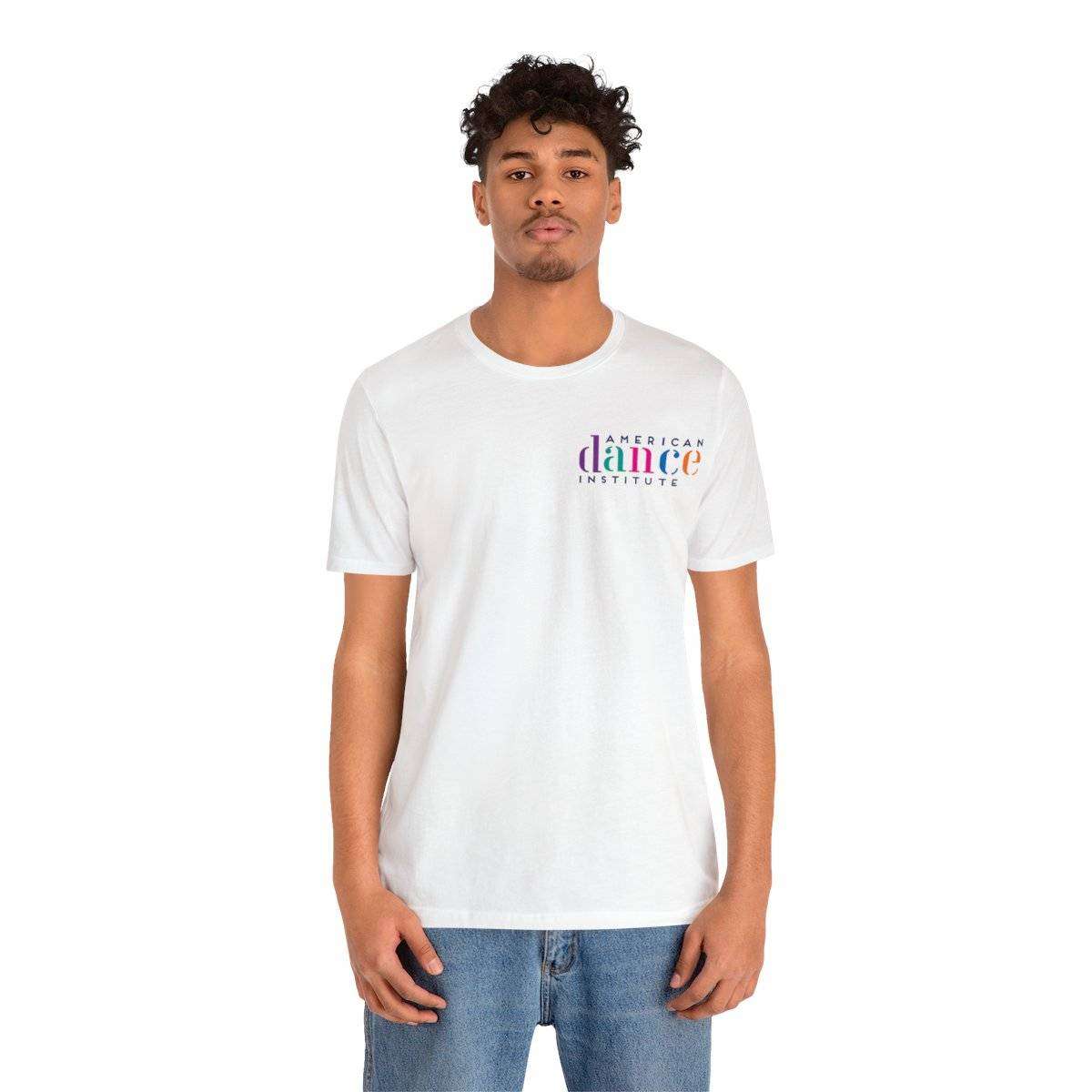 Unisex Jersey Short Sleeve Tee With Small Front School Logo - Image 5