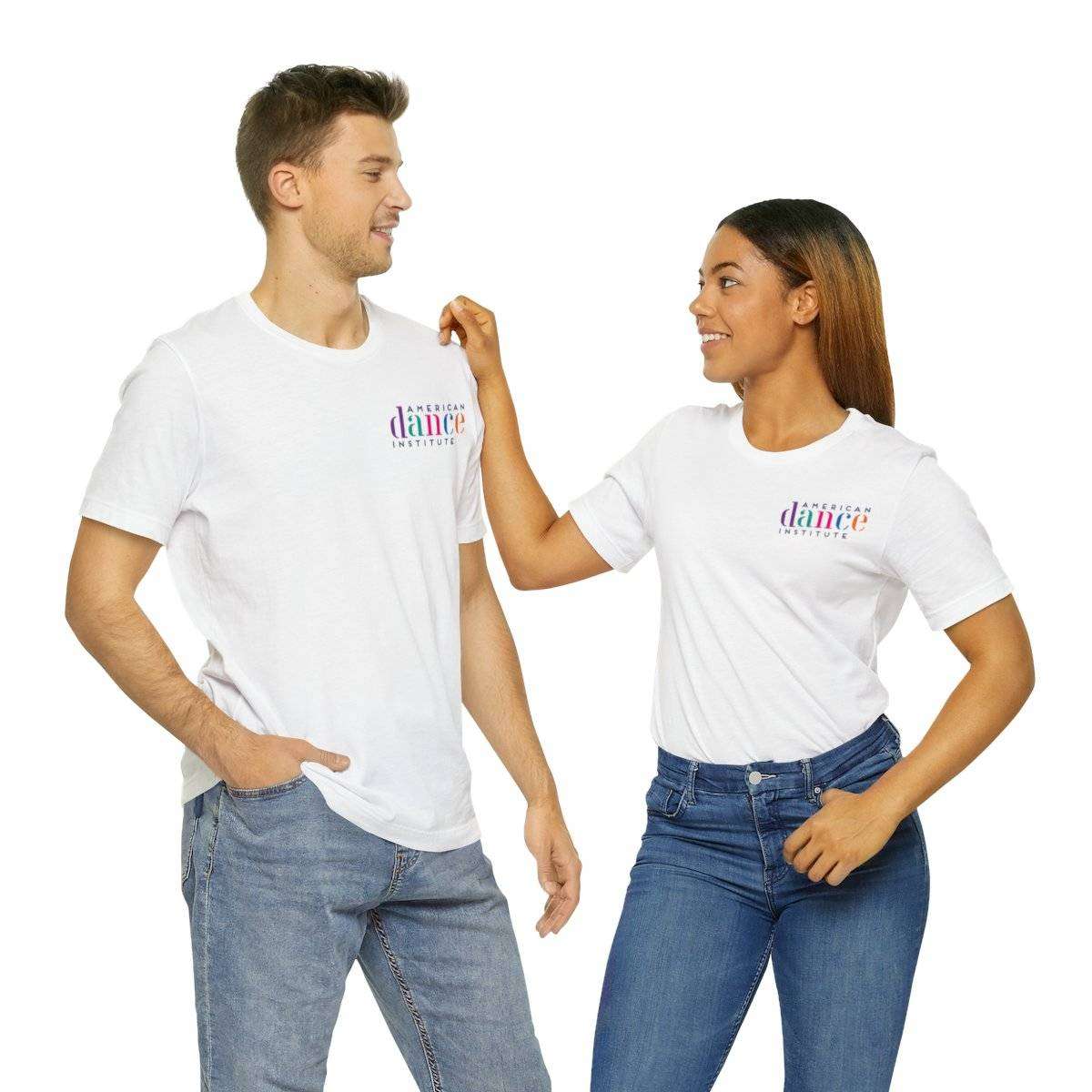 Unisex Jersey Short Sleeve Tee With Small Front School Logo