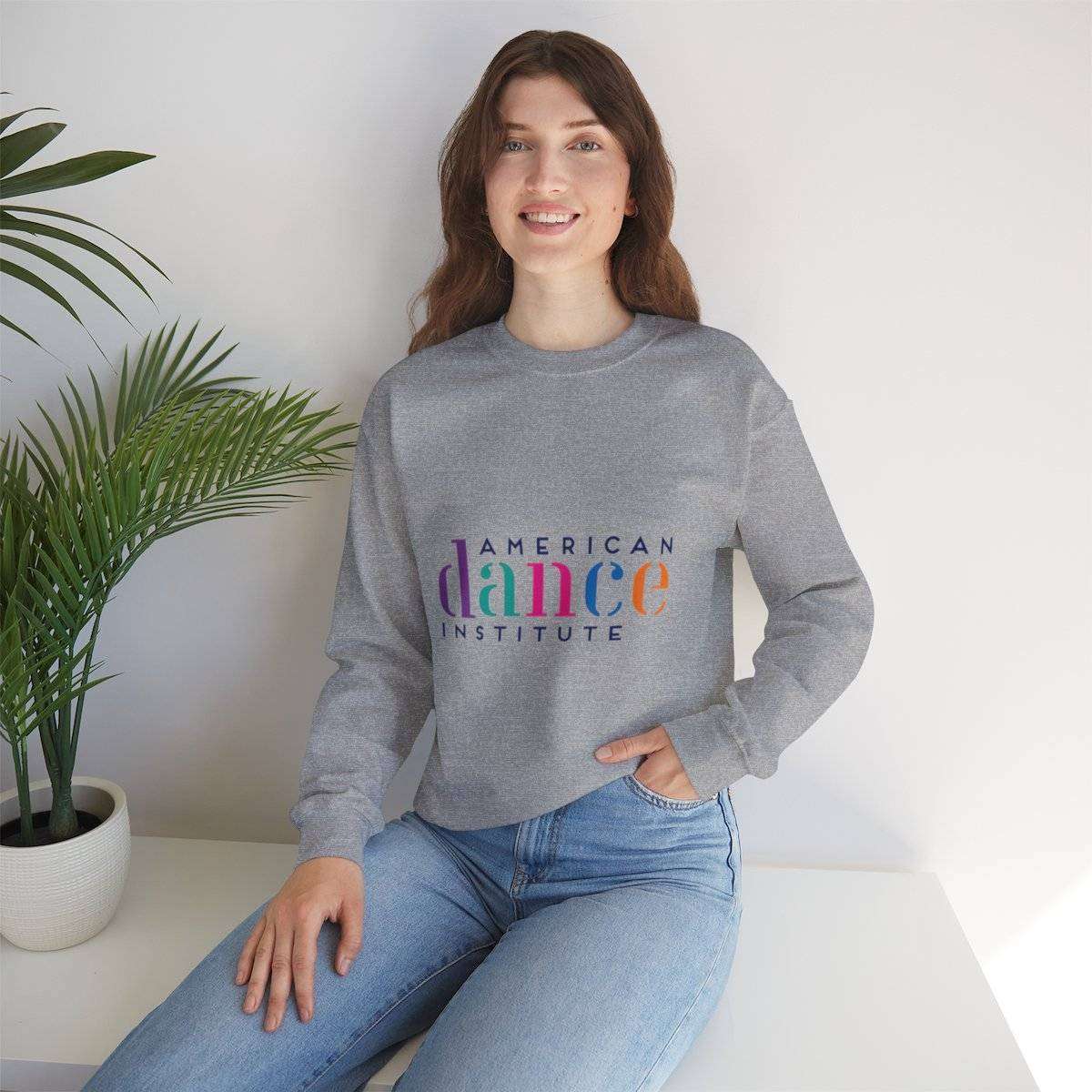 Unisex Heavy Blendâ„¢ Crewneck Sweatshirt With School Logo Front - Image 12