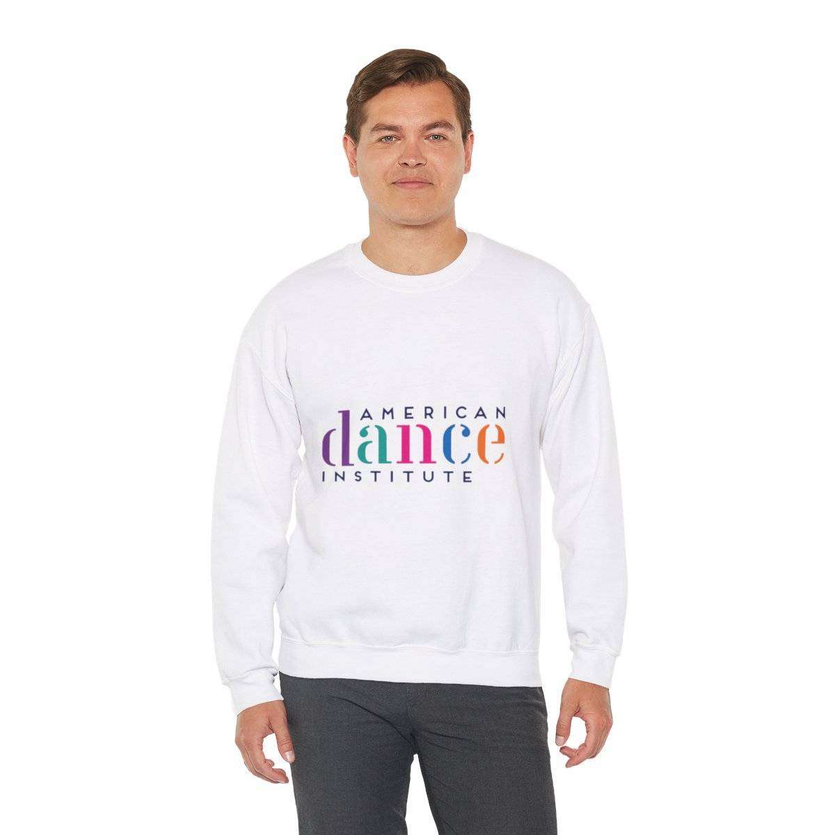 Unisex Heavy Blendâ„¢ Crewneck Sweatshirt With School Logo Front - Image 7