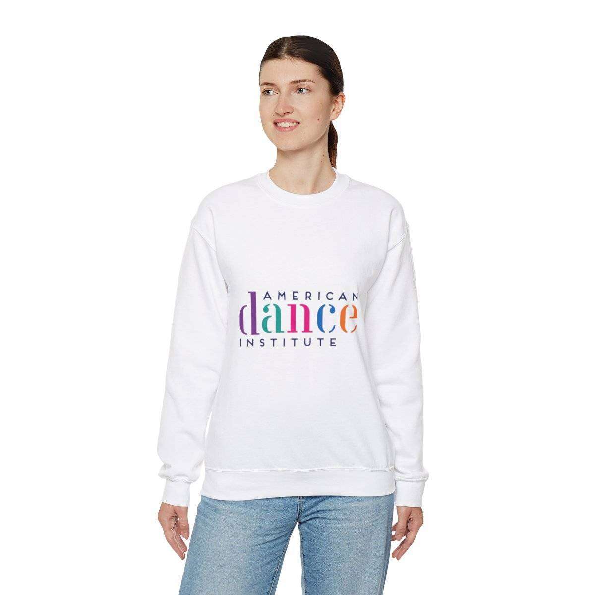 Unisex Heavy Blendâ„¢ Crewneck Sweatshirt With School Logo Front - Image 9