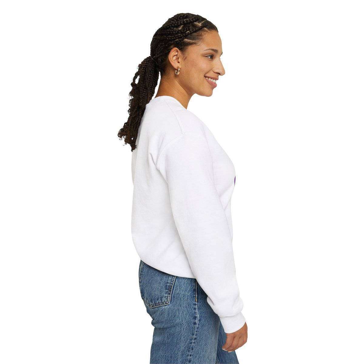 Unisex Heavy Blendâ„¢ Crewneck Sweatshirt With School Logo Front - Image 10