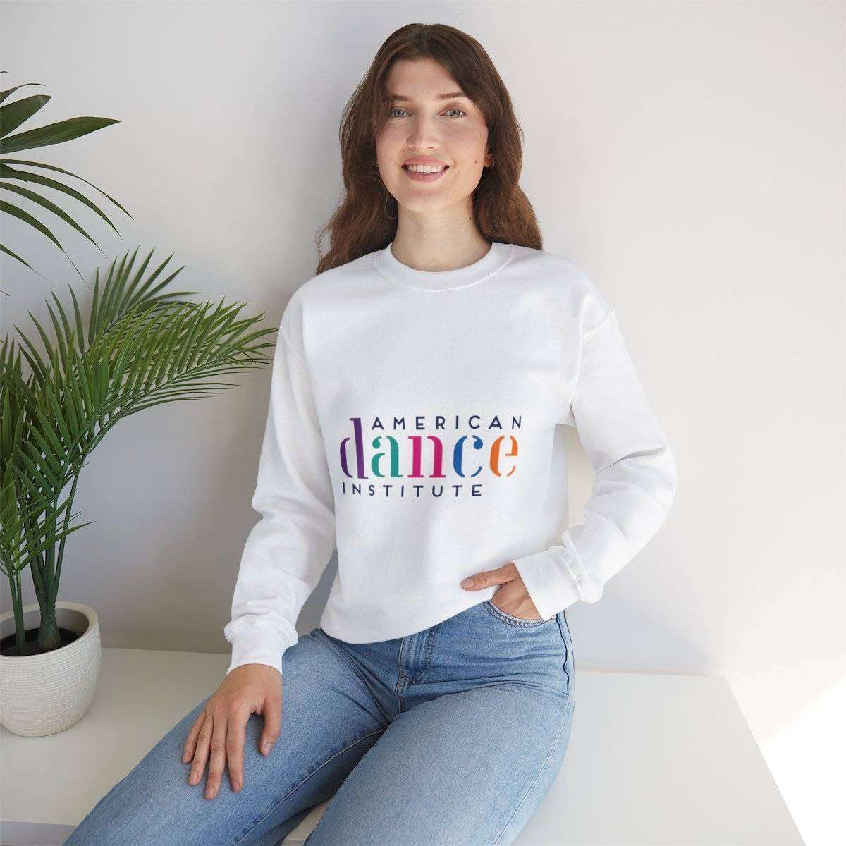 Unisex Heavy Blendâ„¢ Crewneck Sweatshirt With School Logo Front