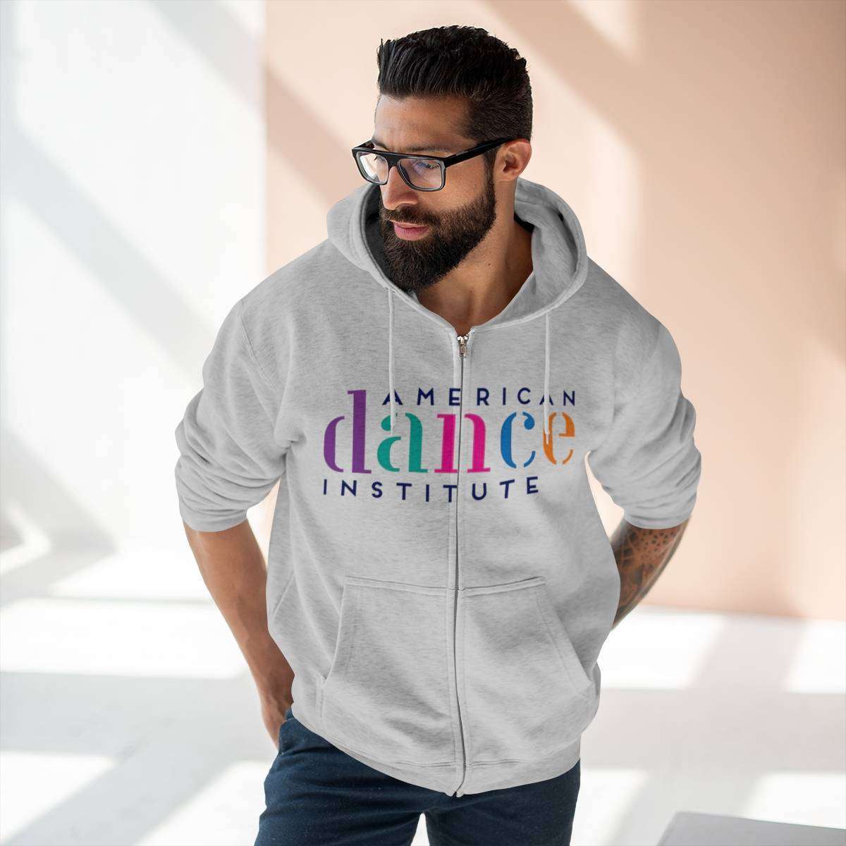 Unisex Premium Full Zip Logo Hoodie - Image 11