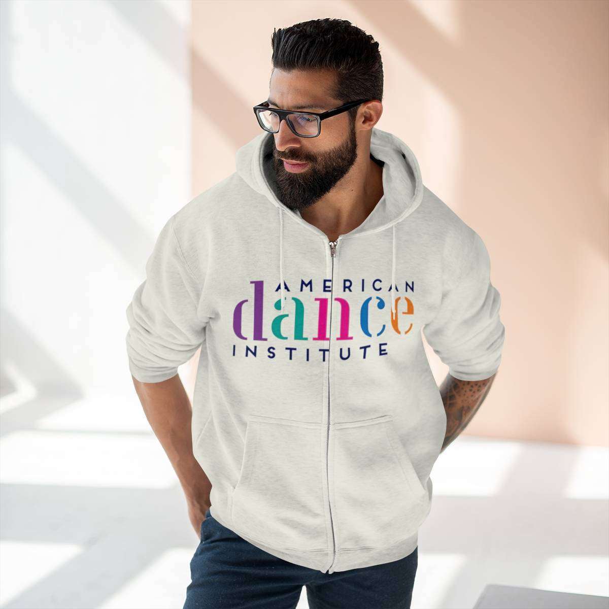 Unisex Premium Full Zip Logo Hoodie - Image 6