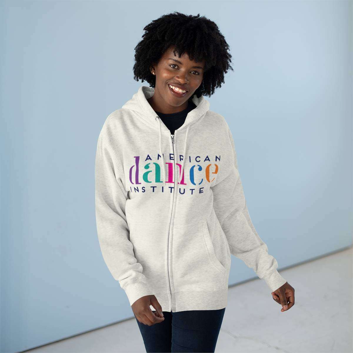 Unisex Premium Full Zip Logo Hoodie