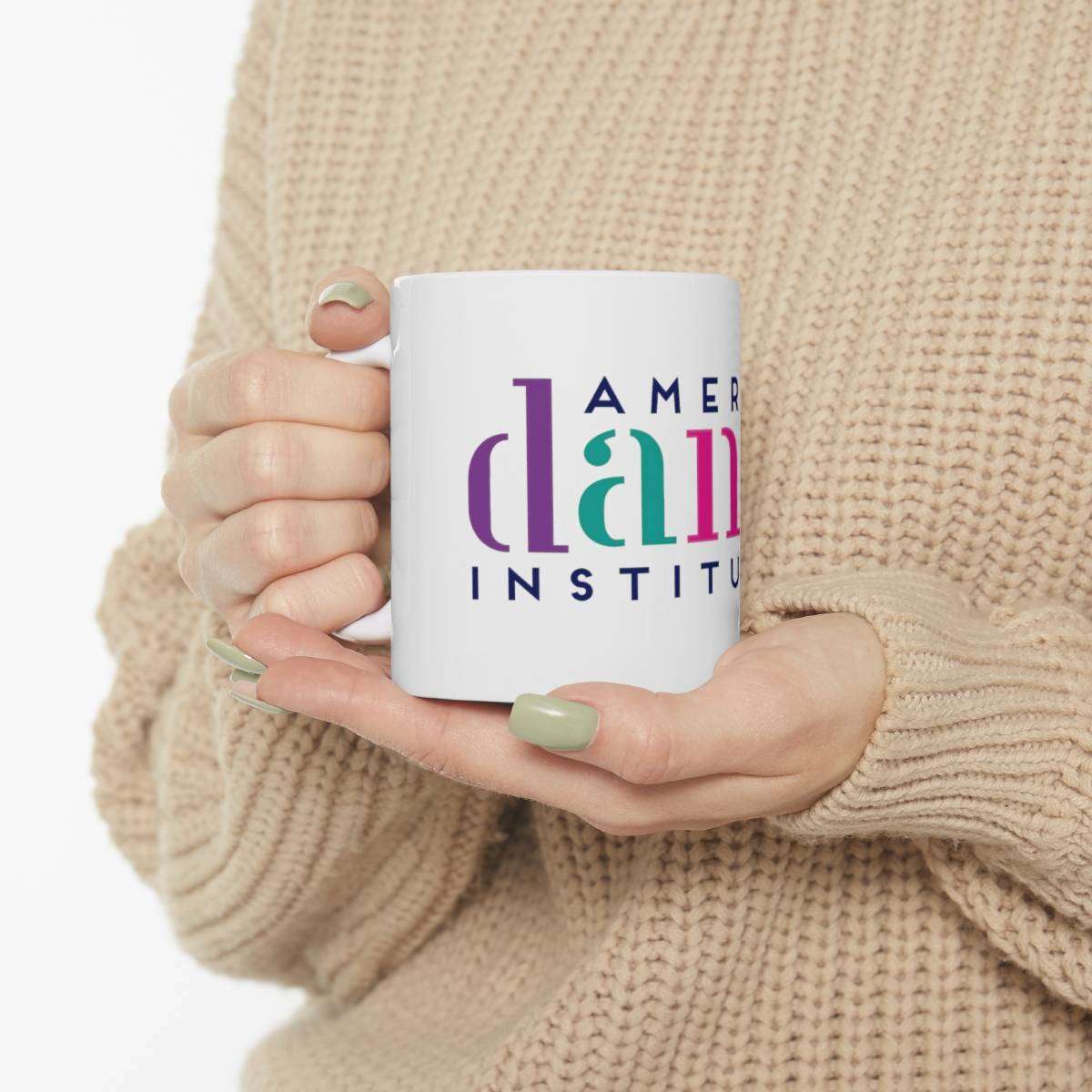 Ceramic Mug 11oz with logo - Image 10