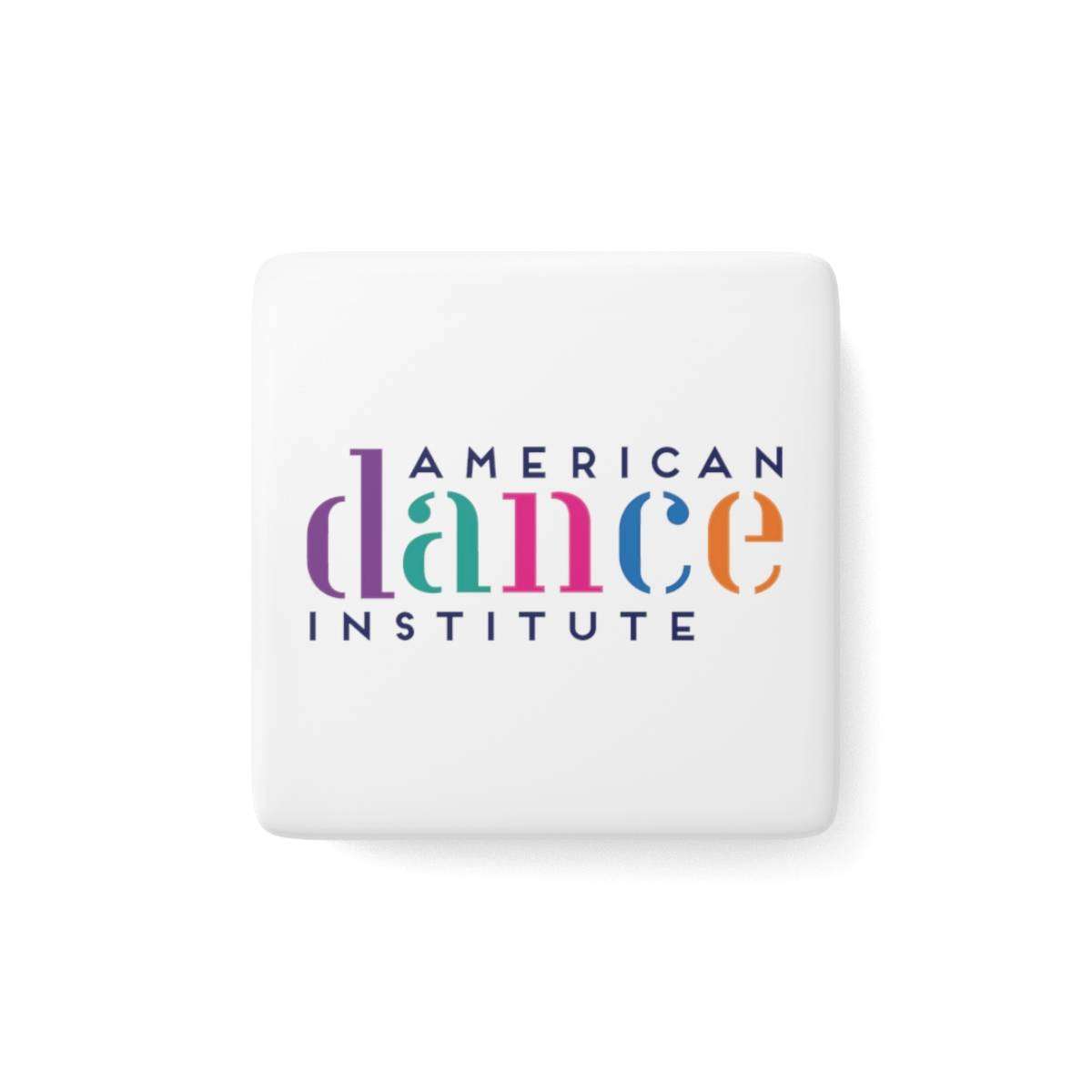 Porcelain Magnet, Square With School Logo - Image 2