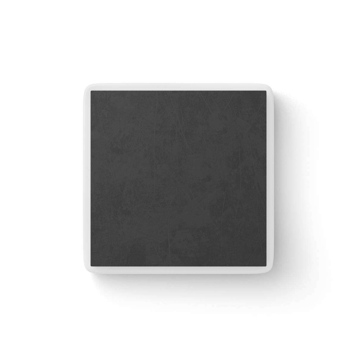 Porcelain Magnet, Square With School Logo - Image 3