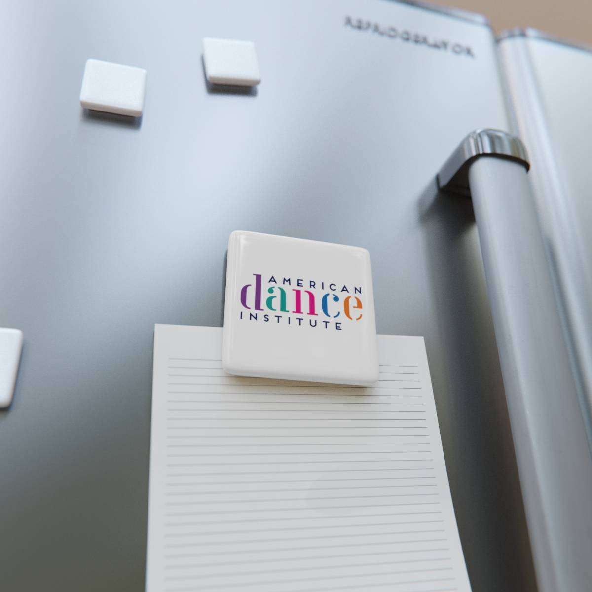 Porcelain Magnet, Square With School Logo - Image 4