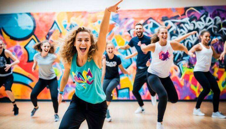 hip hop dance class in action