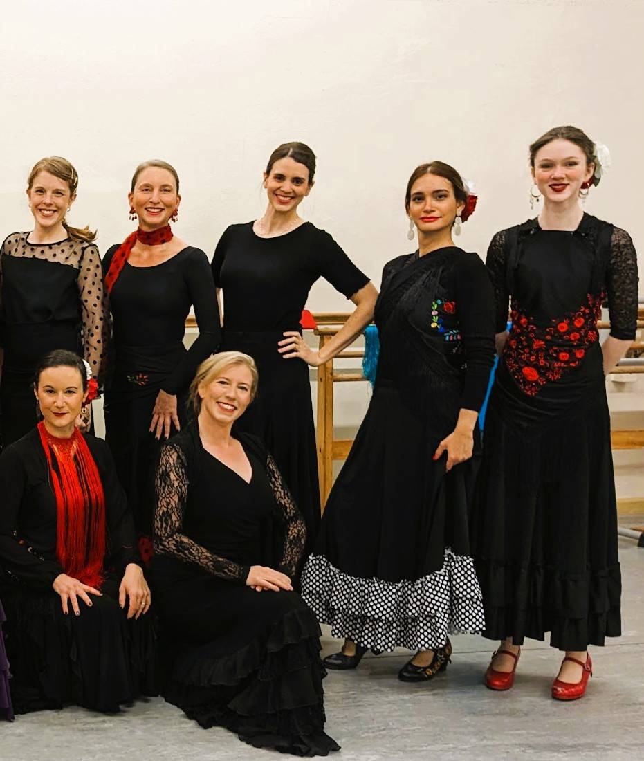 ADIartwalk2022edit Flamenco dancers at the American Dance Institute